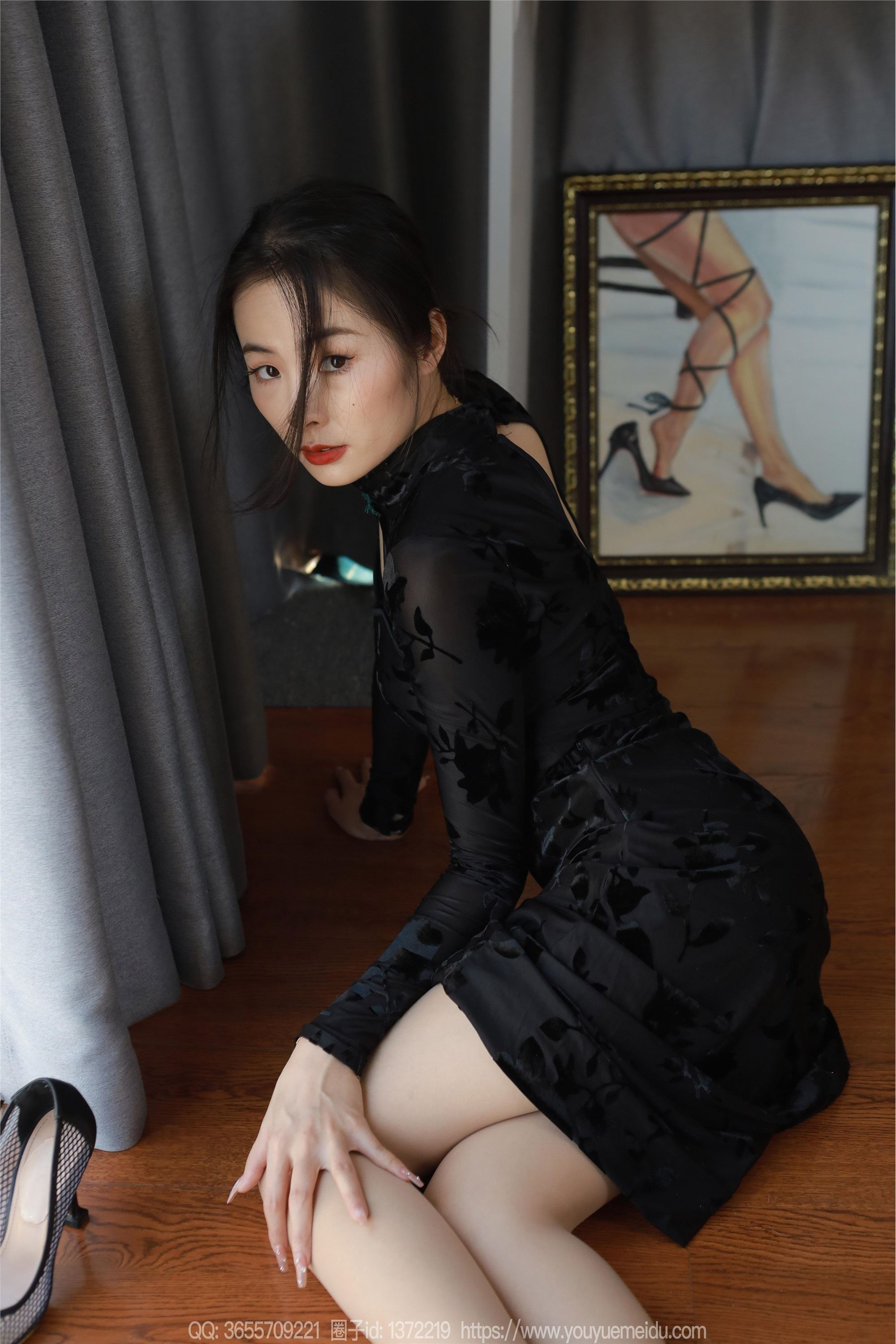 IESS异思趣向  2024.04.10 丝享家 1712 小金《高叉旗袍》